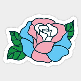 Transgender flower Sticker